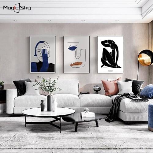 Retro Abstract Henri Matisse Posters and Prints Canvas Wall Art Painting Minimalist Aesthetic Bedroom LivingRoom Home Decoration