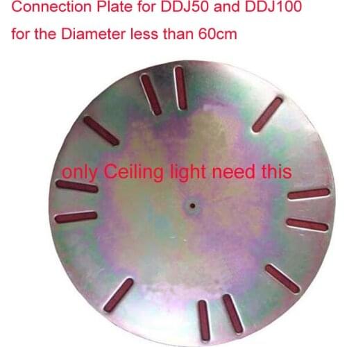 Connected plate for Ceiling Lighting Lifter DDJ50 or DDJ100 Dia