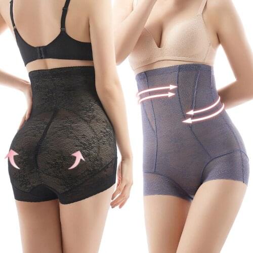 Women High Waist Shaping Panties Breathable Body Shaper Slimming Tummy Underwear Butt Lifter Seamless Panties Shaperwear