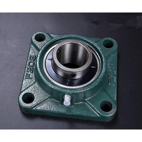 UCF205 25mm Housing 4 Bolt Mounted Bearing Bore Square Flange Pillow Block