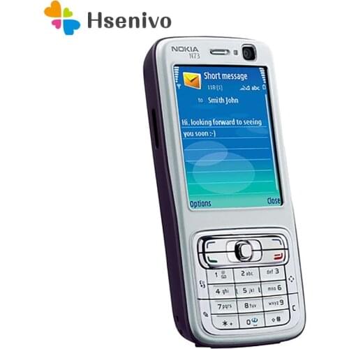 Original Refurbished Nokia N73 Mobile Cell Phone Unlocked GSM English Arabic Russian Keyboard