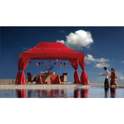 High Quality 10ft x 15ft (3m x 4.5m ) Outdoor Wedding Aluminum Frame Folding Gazebo Event Leisure Party Pop Up Marquee Canopy