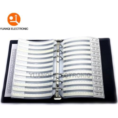0402 SMD Resistor Sample Book 1% Tolerance 170valuesx50pcs=8500pcs Resistor Kit 0R~10M 0R-10M