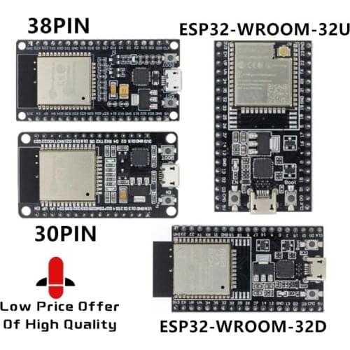1PCS ESP32 Development Board WiFi+Bluetooth Ultra-Low Power Consumption Dual Core ESP-32 ESP-32S ESP 32 Similar ESP8266