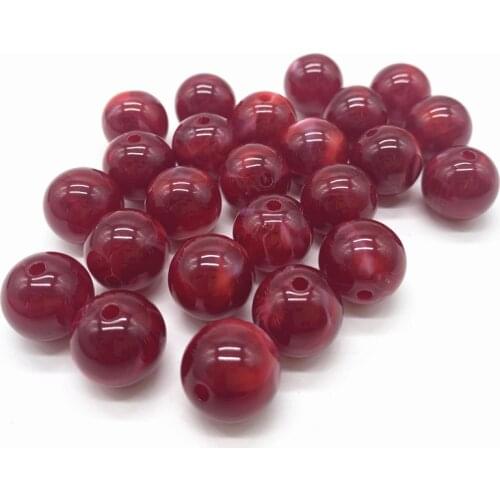 New 10pcs 14mm of Acrylic Beads Earrings Necklace Accessories Beads For Jewelry Making DIY Jewelry Findings #ZS11