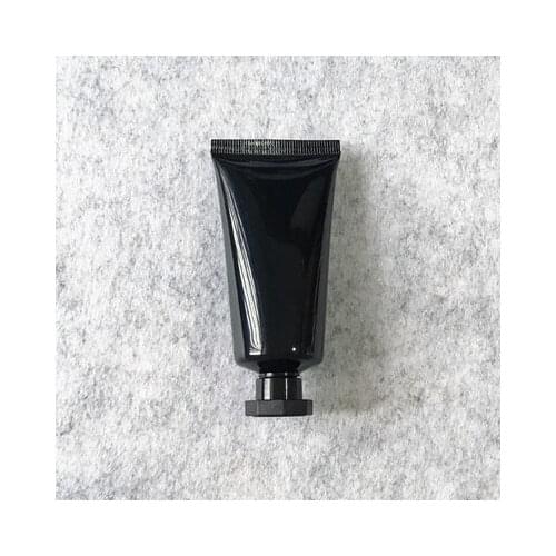 300pcs/lot 40g 40ml Empty Black Cosmetic Bottles Soft Tube Mini Makeup Container with Cap Travel Refillable Bottles Wholesale