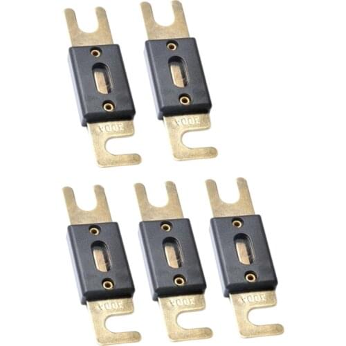 5 Pieces ANL 300 Amp Vehicle Car Audio Fuse Kit Circuit Breaker