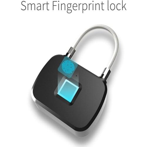 Fingerprint Lock Smart Keyless Anti-Theft Biometric Electronic Padlock For Travel Suitcase Bicycle Finger Print Door smart Lock