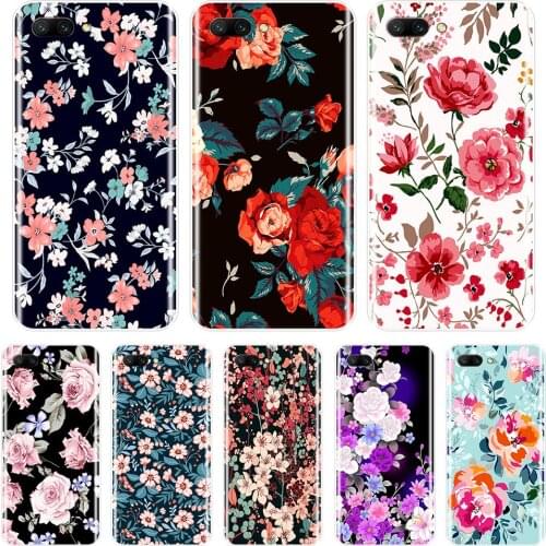 Phone Case For Huawei Honor 7 8 9 10 Lite Flowers Soft TPU Silicone Back Cover For Huawei Honor 7 7S 7X 7A 7C Pro 8X MAX 10 9 8