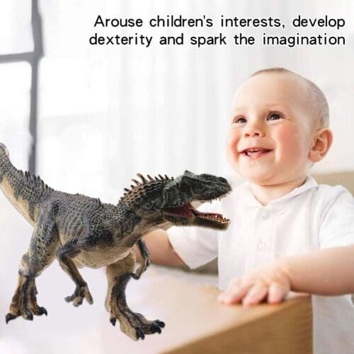 Spinosaurus Dinosaur Models Toys Brown And Black Action Learning Children Allosaurus Figures Gift Educational Toy PVC Colle G5J1