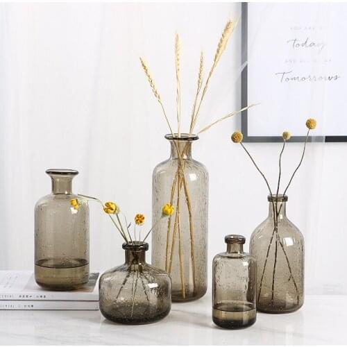 Ice yun Glass Flower Vases