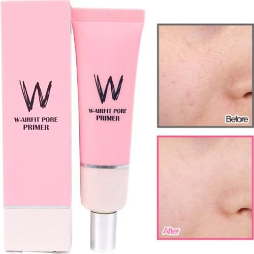 Pore Concealer Primer Cream Cosmetics Facial Primer Base Makeup for Face Brighten Skin Rose Essence Pores Absorb