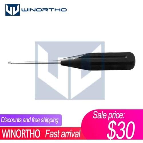 Bone Curette 180mm long Useful for heavy curettage and collection of cancellous bone grafts orthopedic instruments medical