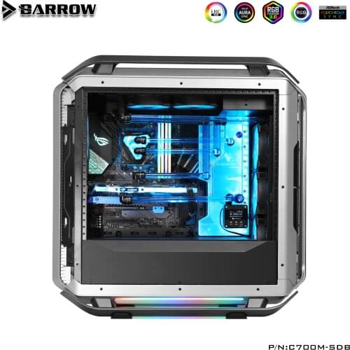 Barrow PC water cooling water way plate for Cooler Master C700M case guide waterway plate Aurora C700M-SDB