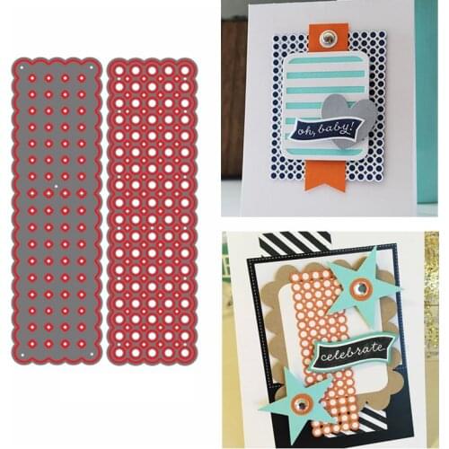 Circle Hole Wavy Edge Frame Metal Cutting Dies For DIY Scrapbooking Crafts Decorations Album Paper Cards Making 2019 Hot Sell