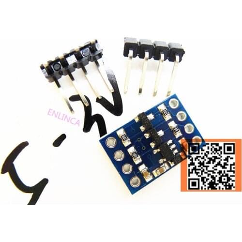 5pcs IIC I2C 5-3v level shifter module Conversion sensor system compatible for Arduino