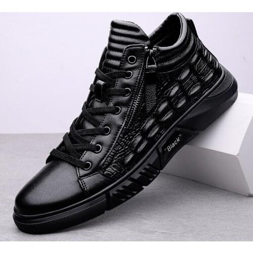 Mens Fashion Ankle Shoes Walking Boots Comfortable Casual Shoes Outdoor Hiking Shoes Genuine Leather Formal Oxfords Shoes