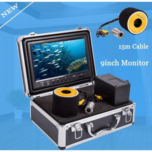 Underwater Fishing Camera 12pcs LED 15M Fish Finder System with Video Recording DVR Optional