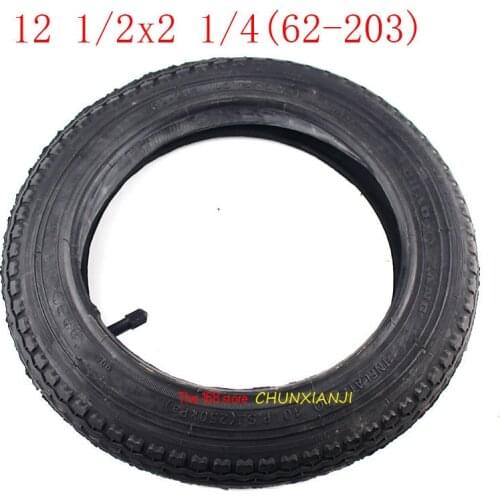 Size 12 1/2 X 2 1/4 ( 62-203 )Tire fits Many Gas Electric Scooters 12 Inch tube Tire For ST1201 ST1202 e-Bike 12 1/2*2 1/4