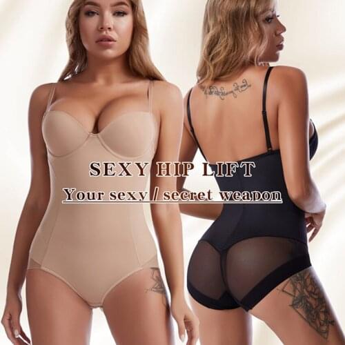 Sexy Women Underwear Bodysuits Shapewear Slimming Full Body Shapers Butt Lifter Tummy Control Pants Seamless Waist Butt Lifter