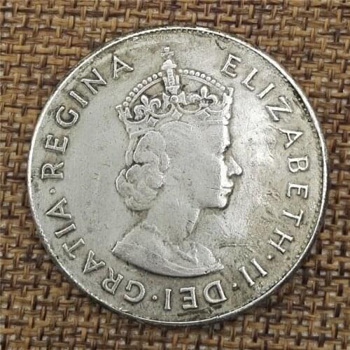 Elizabeth II of England makes 1959 old copper and silver coins and foreign silver coins. The diameter is 38MM