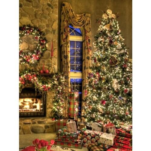 VinylBDS 5x7ft Children Photo Background Christmas Children Studio Backdrop