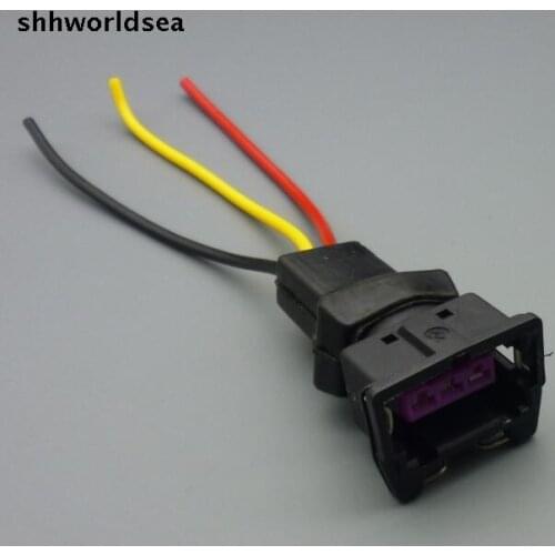 Worldgolden 3.5mm Female And Male 3 Pin Wire Connector For EV1 Electrical Connectors Automotive Plug