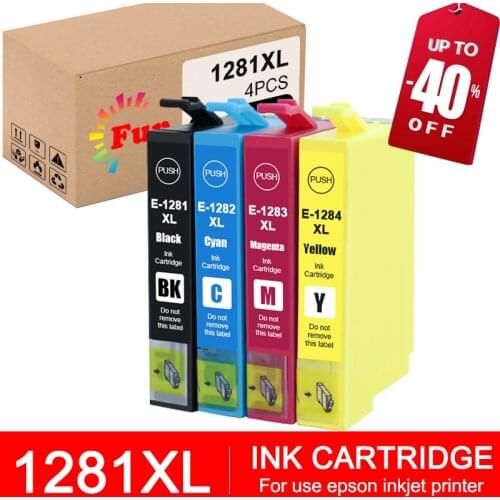 FUN printing For Epson T1281 Compatible ink Cartridge For EPSON Stylus S22 SX125 SX130 SX230 SX235W SX420W SX425W SX430W SX435W