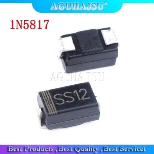 100 teile/los Diode SS12 SMA 1N5817 SCHOTTKY DIODE 1A 20V