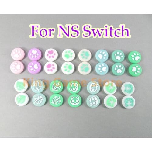 20pcs Joystick Anti-slip Cap Silicone Rubber Protective Skin Joystick Grip Grips Cap For NS Switch for Nintend Switch Lite