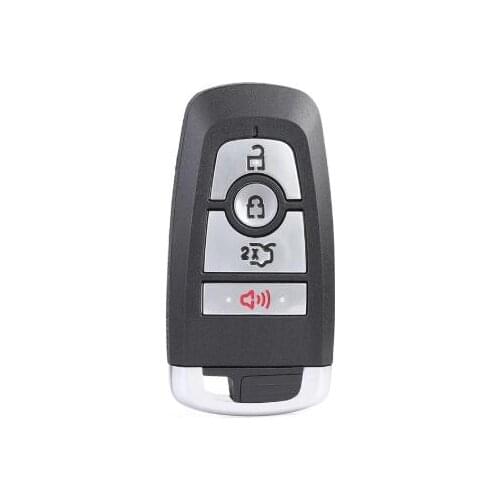 4 Buttons 315Mhz Smart Car Key for Ford Fusion Edge Explorer Mustang 2017-2020 Fob ID49 Chip FCCID : M3N-A2C93142300