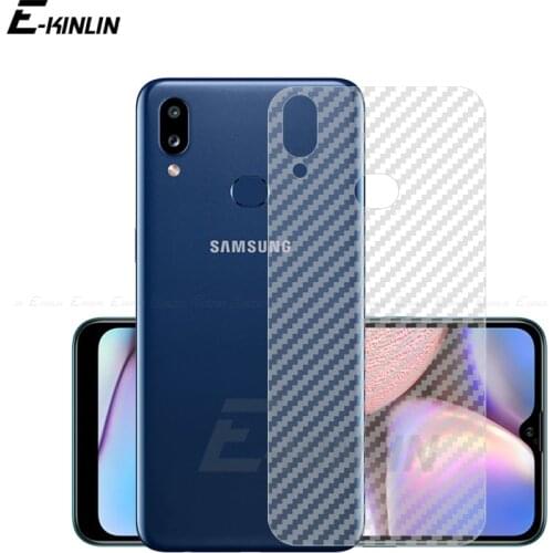 5pcs Soft Back Cover Screen Protector For Samsung Galaxy M02s M21s M30s M01s M10s M31s 3D Carbon Fiber Sticker Film Not Glass
