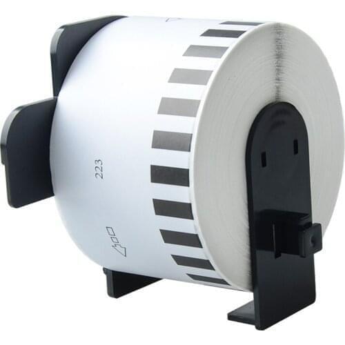 AOMYA 1 Rolls Label tape DK-22223 Label 50mm*30.48m Continuous Compatible for Brother Transferable rubber/paper