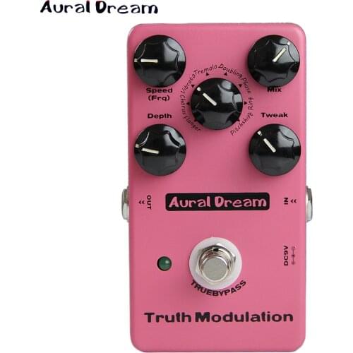 Aural Dream 8 Mode MOD Flanger Chorus Vibrato Tremolo Doubling Phase Ring Pitchshift digital MOD Guitar effect Pedal Post rock