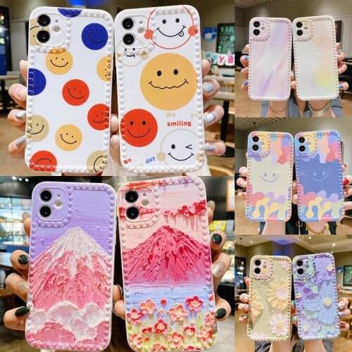 Case for iphone 11 pro max Love Border TPU For Apple 12 mini pro XS max X XR 6 6s plus 7 8 plus Shockproof Silicone Couple Cover