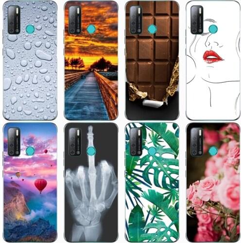 For Tecno Pouvoir 4 Case Rose Wolf Cute Patterned Cover Soft Silicon Phone Case for Tecno Pouvoir 4 Pro Top Quality