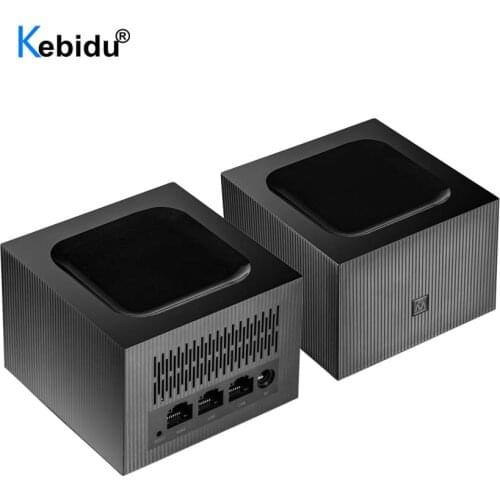 AC1200 Dual-band 1200Mbps Mesh Router Whole-Home Mesh Wi-Fi System WLAN 802.11ac 2.4G/5.0GHz WiFi Wireless Router Easy Set Up