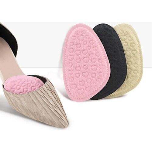 Breathable Forefoot Pads for Shoes Inserts Women High Heels Memory Foam Sponge Massage Shoe Cushion Pain Relief Foot Care Pad