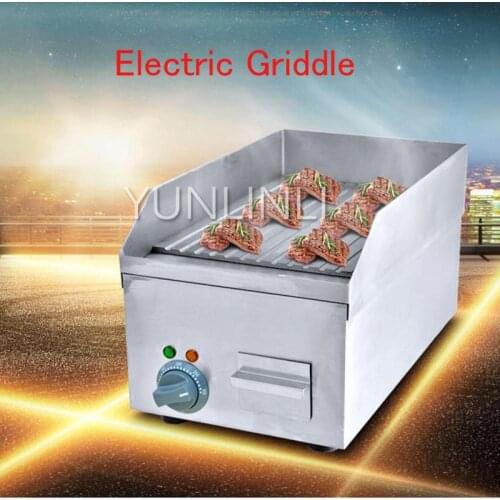 Electric Griddle Teppanyaki /Beef/ Steak Grilling Machine Commercial Meat Frying Wave Plate FY-250A