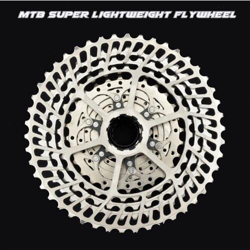 MTB Bike SLR2 Cassette Ultralight 10 11 12 Speed 42/46/50T CNC Bike Freewheel 10s 11s 12s Flywheel K7 Sprocket HG System