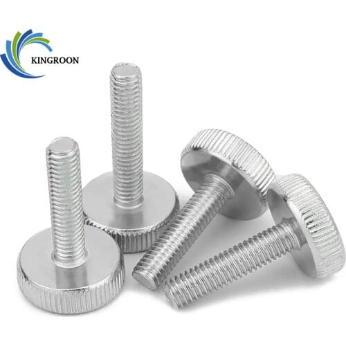 KINGROON Nickel T type Leveling Screw Nut 3D Printer Parts For KP3S Adjustment Heatbed Screw Height 20mm Diameter 4mm