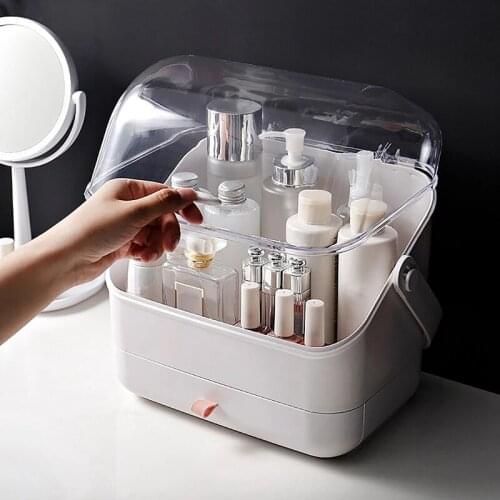Cosmetic Storage Box Makeup Box Drawer Makeup Container Portable Cosmetic Organizer Box