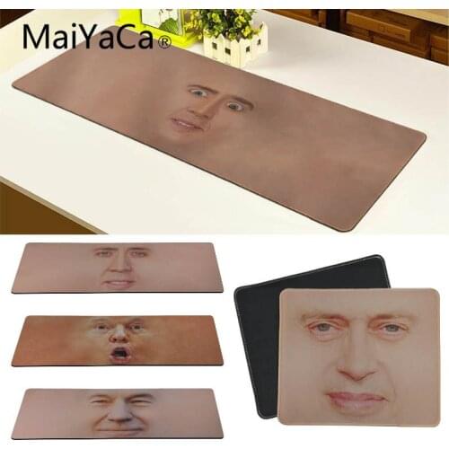 MaiYaCa New Cool Steve Buscemi Meme Comfort Mouse Mat Gaming Mousepad Large Thicken Comfy Waterproof Gaming Rubber Mouse Pad
