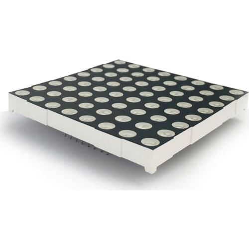 MCIGICM 60mm Square 8*8 Red Color 5mm LED Common Anode Matrix Screen - Super Bright 60mm*60mm led matrix