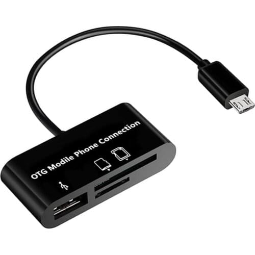 Mobile phone 3-in-1 card reader multifunction U disk TF camera SD memory card Huawei vivo millet oppo universal