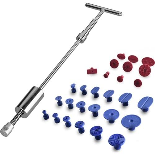 PDR Tools Kit Paintless Dent Repair Dent Puller Slide Hammer Reverse Hammer PDR Glue Tabs Fungi Suction Cup For Dent Removal