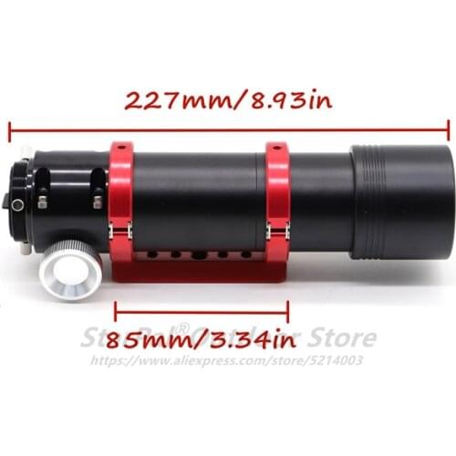 New 50mm f/4 Fully Metal Multifunctional Guide Scope Refractor Telescope Optical Tube for Auto Guiding Cameras FinderscopLD2048A