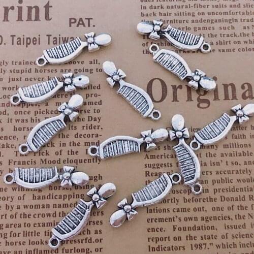 Wholesale 24pcs Charms Comb pendant 28x7mm Tibetan Silver Plated Pendants Antique Jewelry Making DIY Handmade Craft