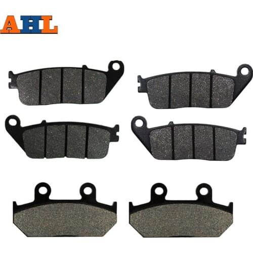 AHL Motorcycle Front and Rear Brake Pads For Suzuki AN650 AN 650 Burgman 2003-2017 FA142 FA124