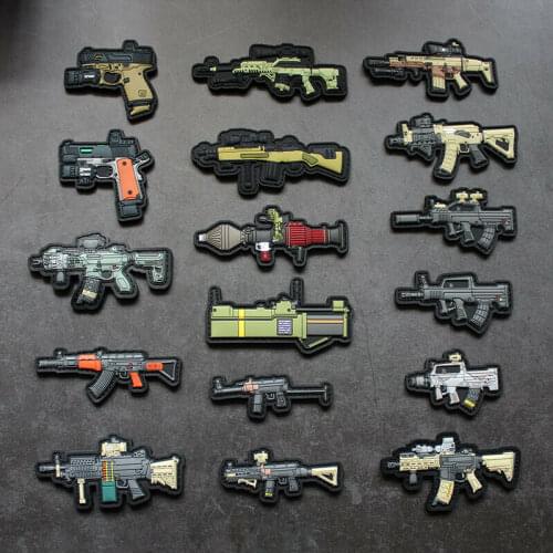 Q Version Hook PVC Armband Affixed Hunting Military Badge